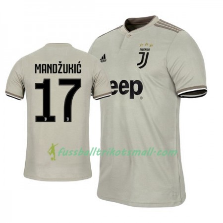 Fußballtrikots Juventus Turin Mario Mandzukic 17 2018-2019 Kurzarm Auswärts-trikot kaufen